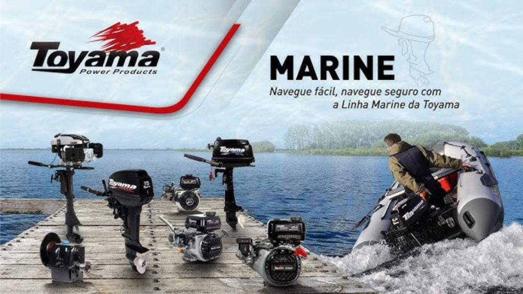 Motor de popaMotores de popa toyama: Motores para barcos, botes, caiaques e enbarcações