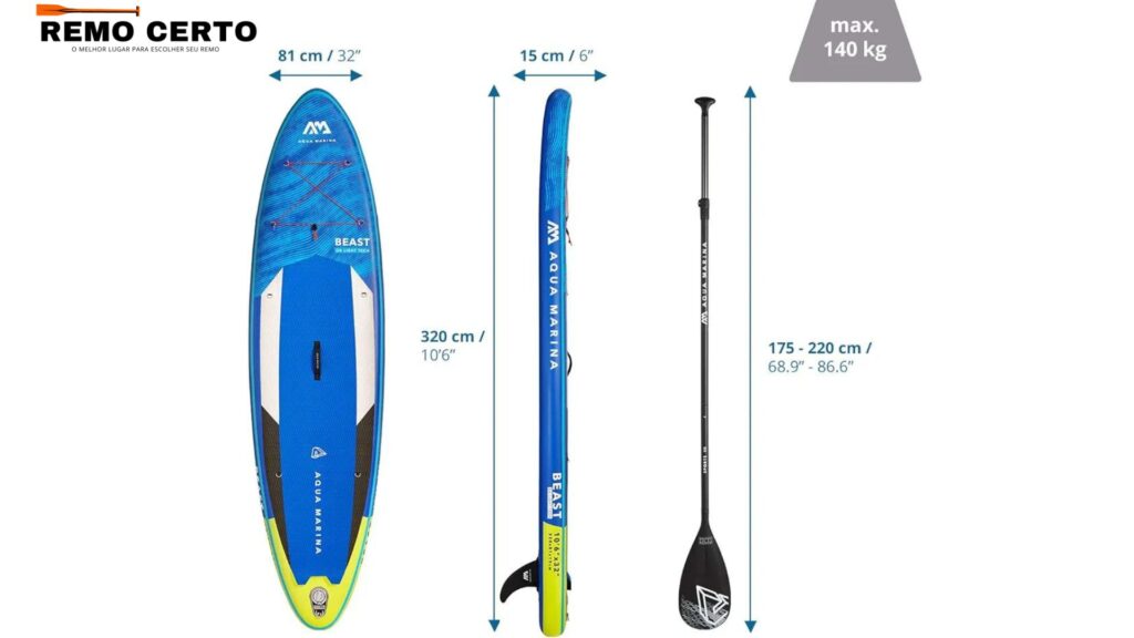 Prancha standup paddle best Aquamarina