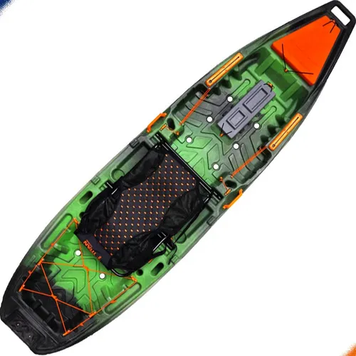 Caiaque Ares Titan Com Cuba Traseira Cadeira Confort E Remo Cor Selva
